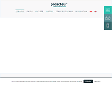 Tablet Screenshot of proacteur.com